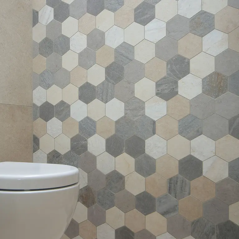 Sandstein Hexagon